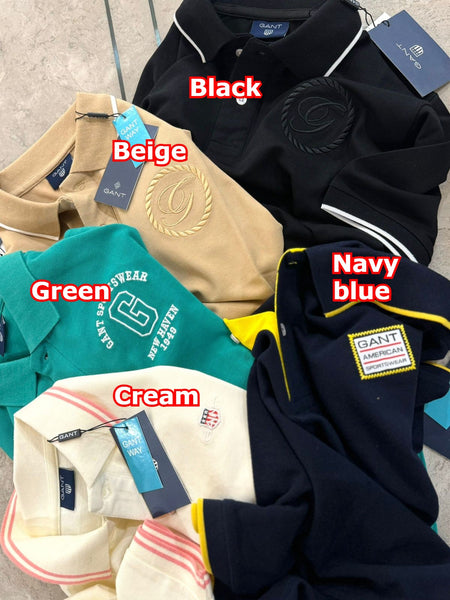 Men’s Premium Polo T-Shirt Collection Classic, Embroidered & Patch Logo Styles