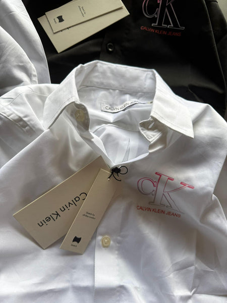 Kids  Premium Logo Shirts Classic Black & White Casual Collection