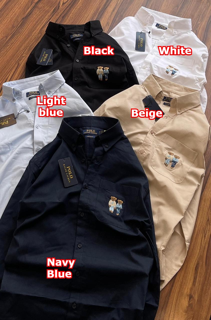 Luxury Regular Fir  Ricky Bear Shirt