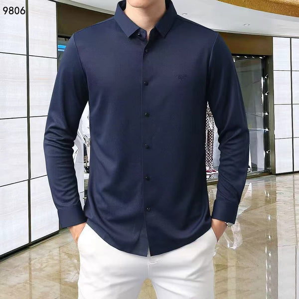 Premium Formal Full  Sleeve Shirt   With Embroidery Logo