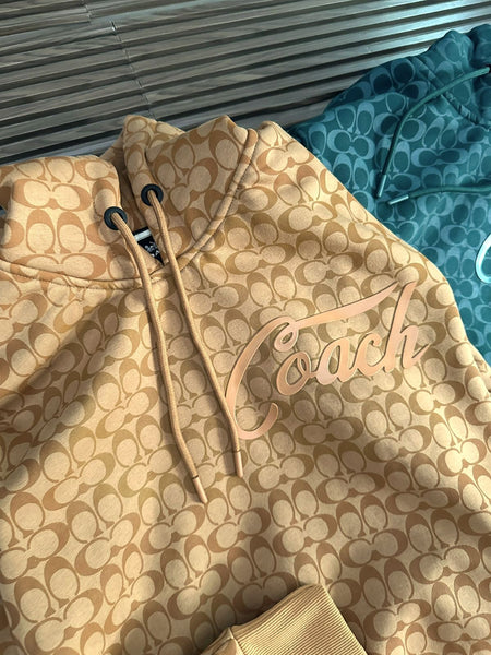 Branded Signature Full Sleeve Relaxed  Fit Hoodie