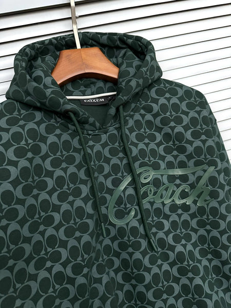 Branded Signature Full Sleeve Relaxed  Fit Hoodie