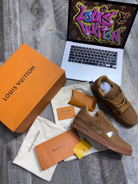 Premium Tan Sneakers with Signature Embellishments