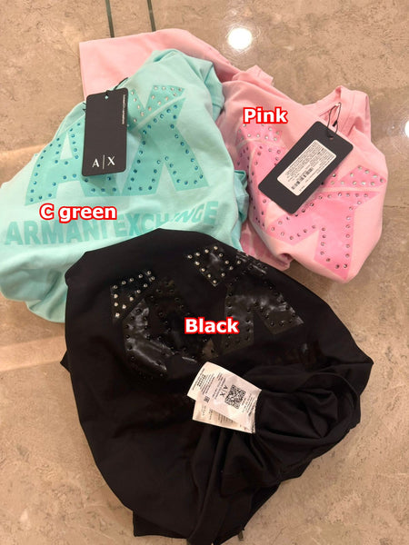 Premium Women Collection  Studded  Round Neck T-shirt