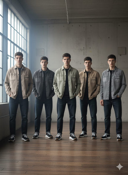 Luxury Balenciaga Vintage-Wash Denim Shirt with Logo Pocket Detail