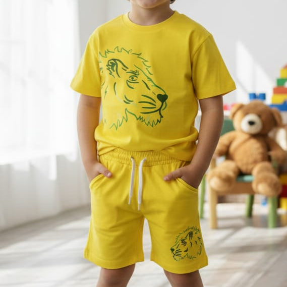Premium Printed  Logo Coordinate  Kid Set