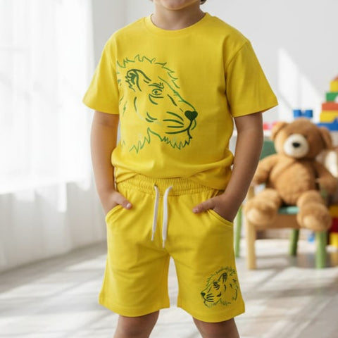 Premium Printed  Logo Coordinate  Kid Set