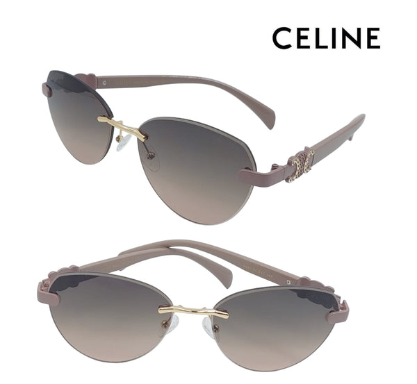 Designer Gradient Oval Sunglasses