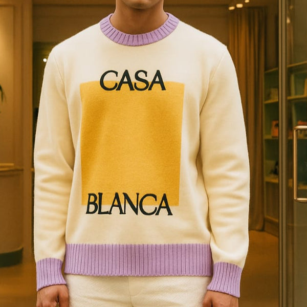 Premium Embroidered  Two tone Pullover For Men