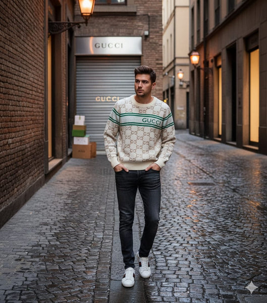 Premium GG Monogram  Pullover  For Men