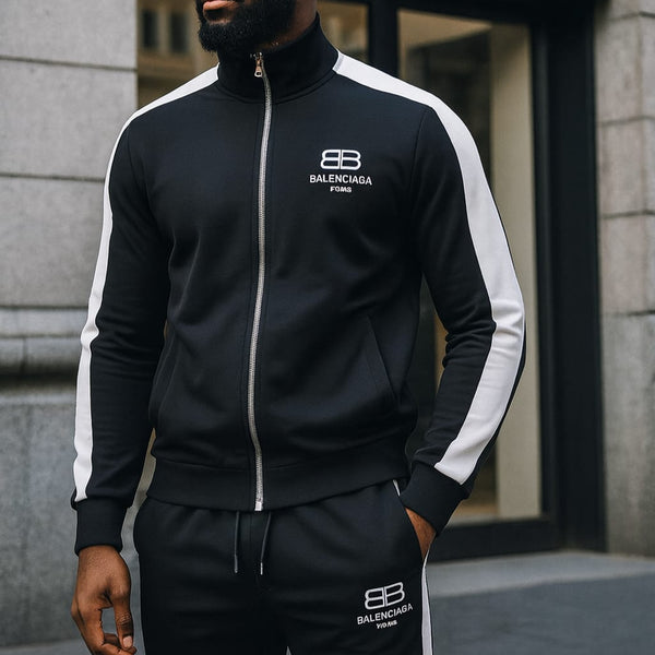 Premium Fashionable Logo-Patched Track-Suit