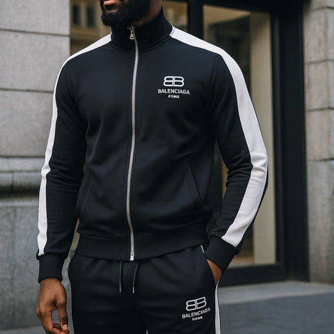 Premium Fashionable Logo-Patched Track-Suit