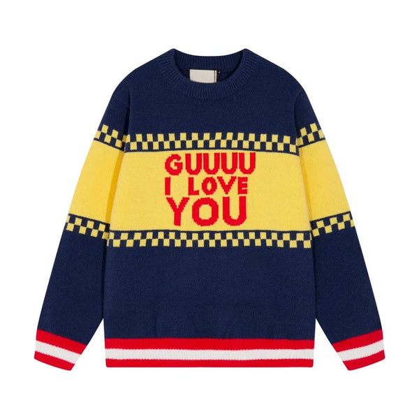 Premium Wool Jumper With Intarsia