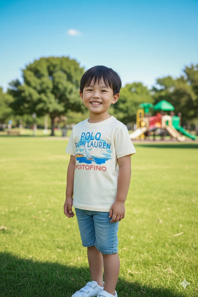 Luxury Kid printed Brand Signature T-shirt