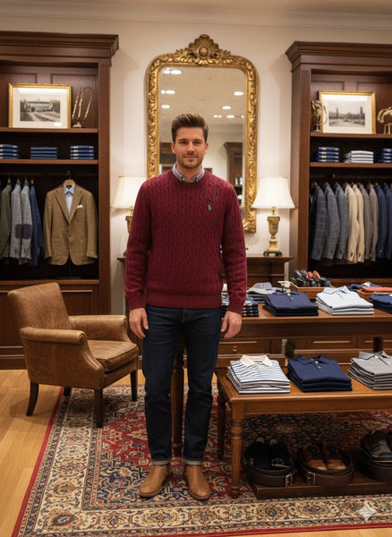 Cable-Knit Wool-Cashmere Jumper