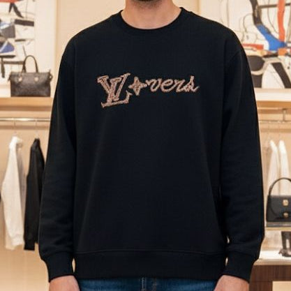 Premium Embroidered Rope  Crew neck Sweatshirt