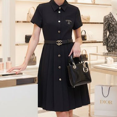 Exclusive & Branded Classic   A-line Collar Dress