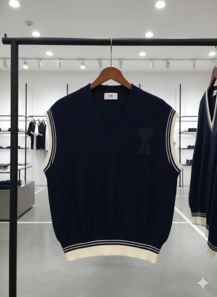 V-Neck Pullover Sweater Vest – Premium Knitwear