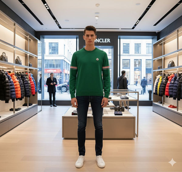 Premium Arm Stipe Pattern Pullover For Men