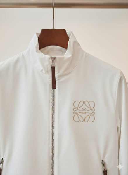 Premium New Edition White Zip-Up Jacket