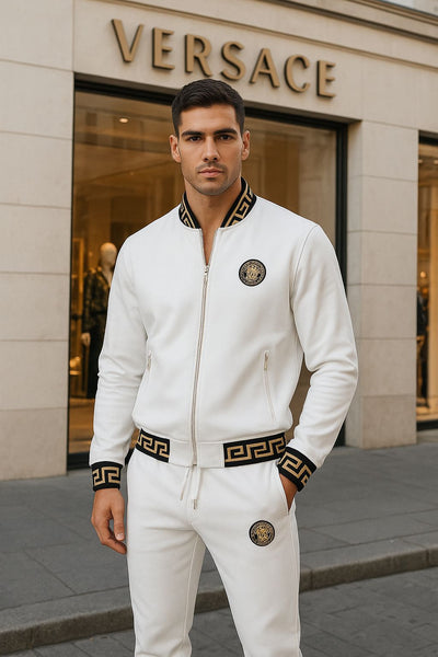 Premium Medusa  Initial  Logo  Tracksuit