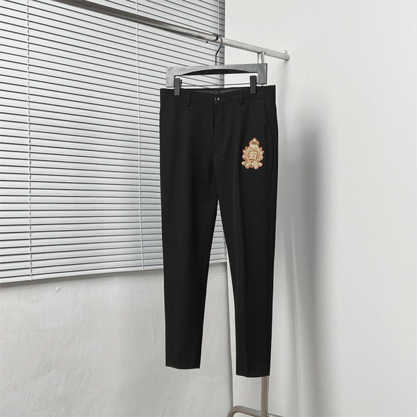 Luxury  Logo-Badge Blazer Pant Set