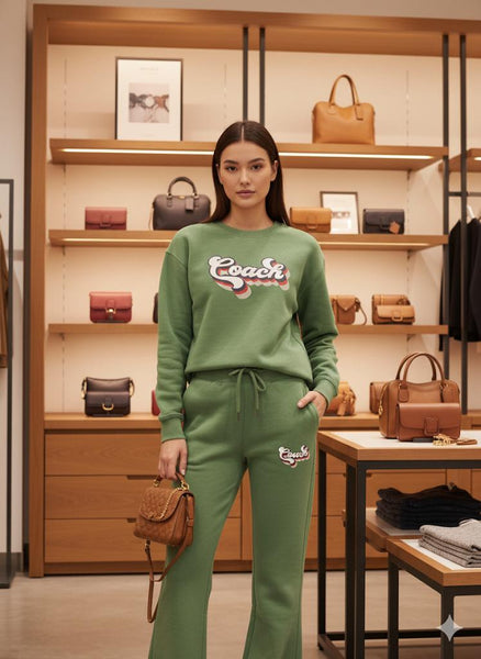 Green Heritage Women’s Track Set – Comfort Meets Chic