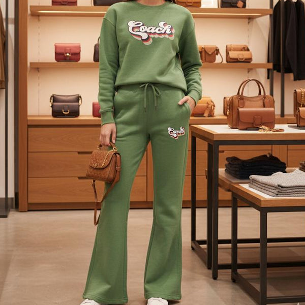 Green Heritage Women’s Track Set – Comfort Meets Chic