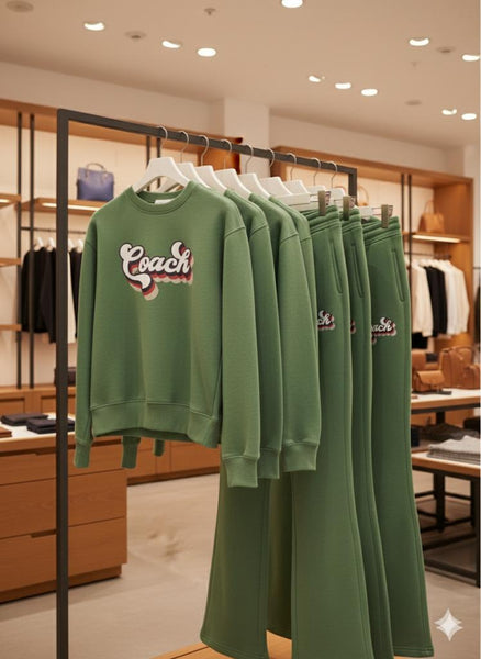 Green Heritage Women’s Track Set – Comfort Meets Chic