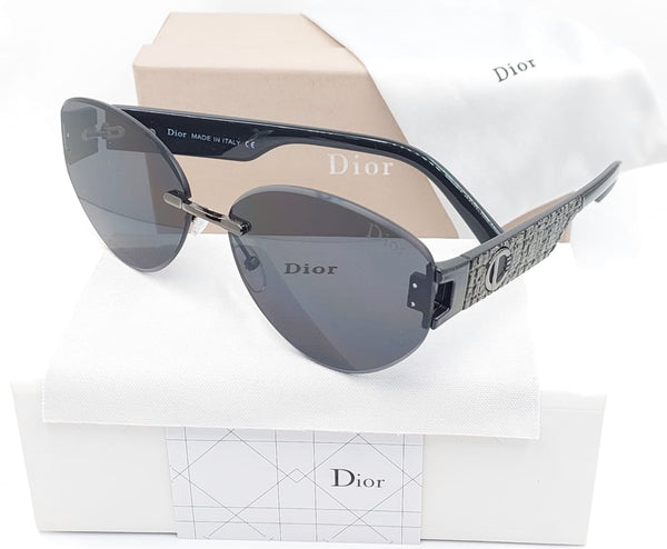 Luxel Monogram-Temple Shadow Lens Sunglasses