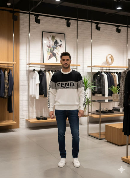 Premium Branded Logo Initial Pullover