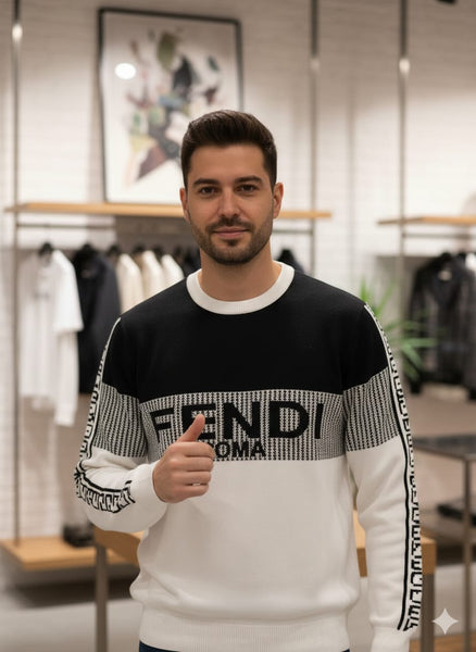 Premium Branded Logo Initial Pullover