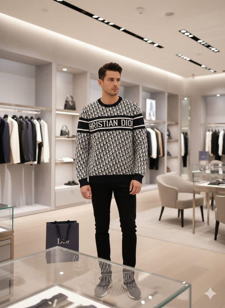 Imported Stylish Logo Sweater for Men