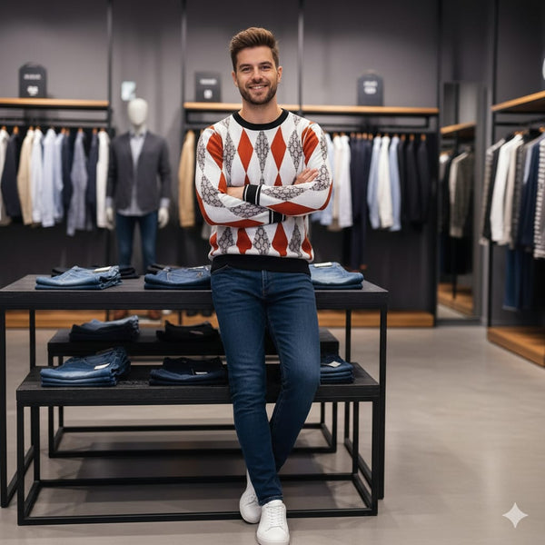 Latest Designer Pattern Pullover