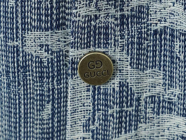 Luxury Textured Blue Long Sleeve Shirt for Men