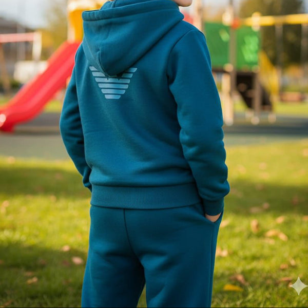 Kids Zip-Up Hoodie and Jogger Set