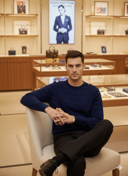 Damier Stripes Jumper