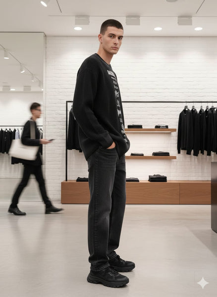 Luxury Men Pullover With Brand Signature