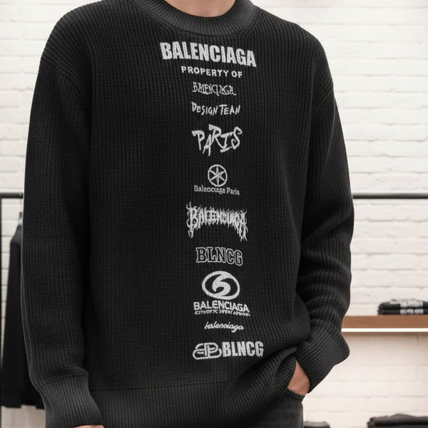 Luxury Men Pullover With Brand Signature