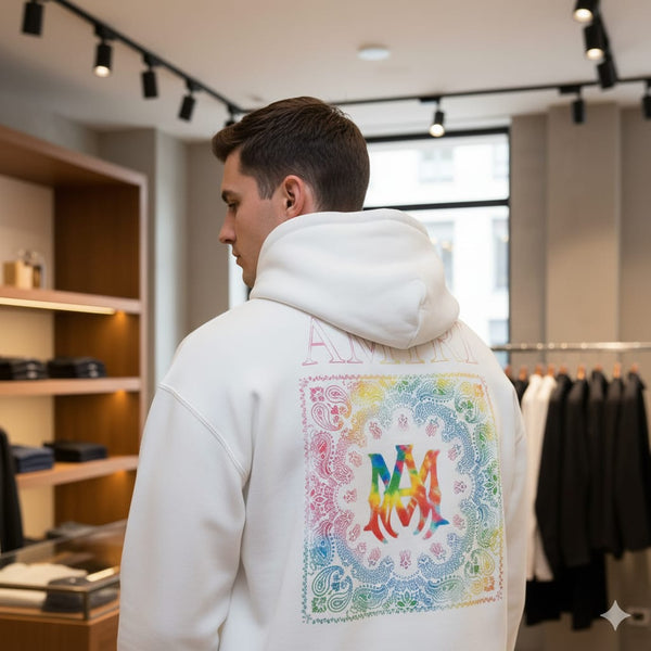 Rainbow Bandana Logo Hoodie Sweatshirt