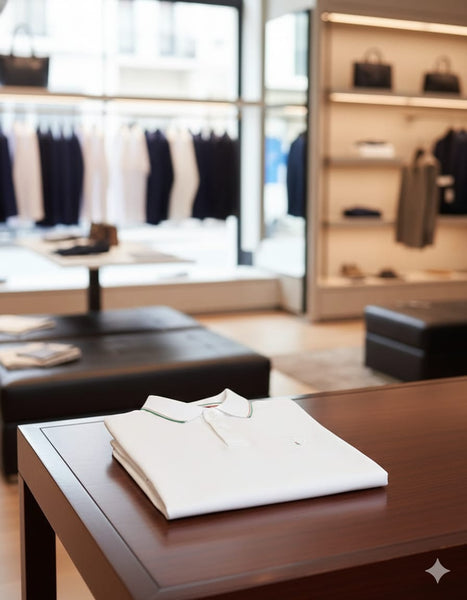 Luxury Solid T-shirt With Embossed Brand Logo