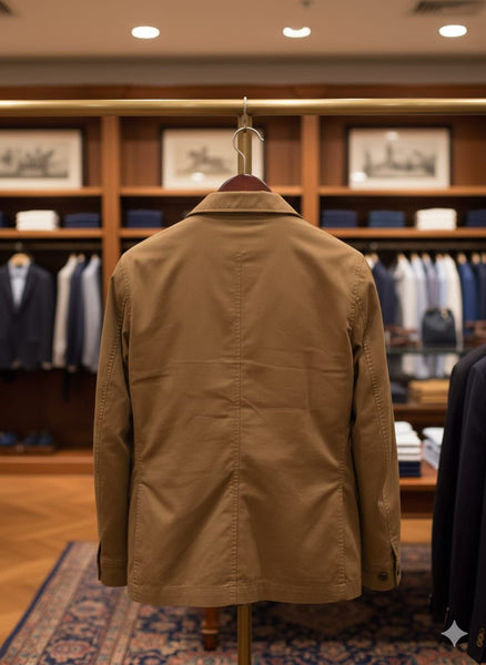 Branded Premium Zip-Up Brown Jacket