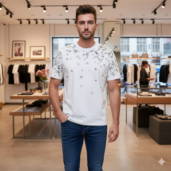 Summer New Edition  Drop Shoulder Round Neck Premium T-shirt