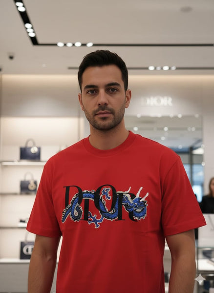 Imported Dragon Print Designer Oversized T-Shirt