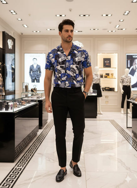 Summer New 3D Digital Print Shirt