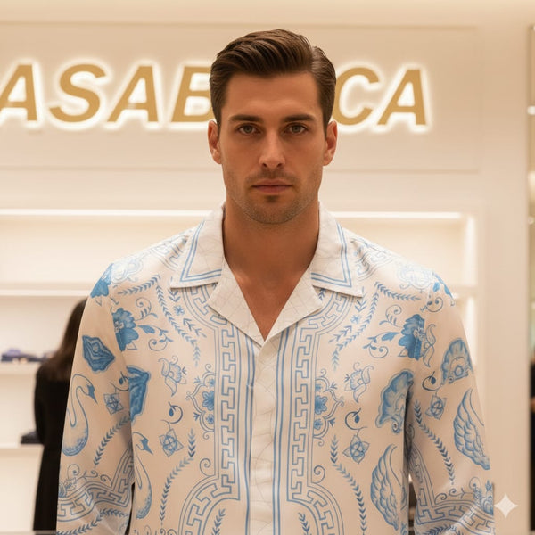 Premium Graphic-Print Full Sleeve  shirt