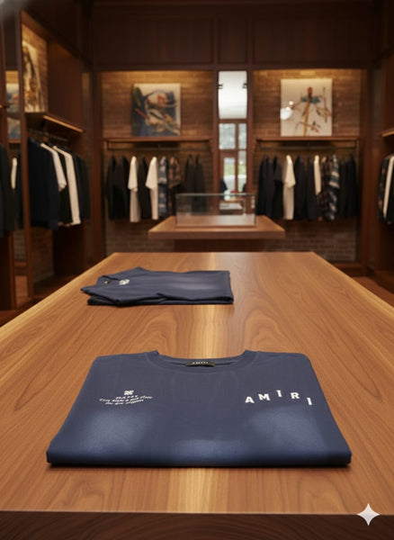 Luxury Vintage Collegiate Logo-Print Drop Shoulder T-shirt