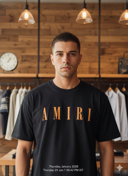 Core Logo Branded  Drop Shuolder T-shirt for Men