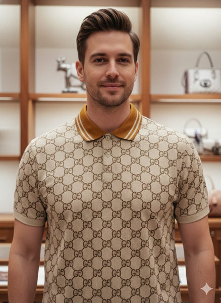 Luxury GG Monogram Polo T-Shirt