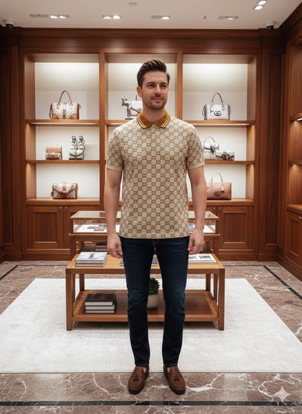 Luxury GG Monogram Polo T-Shirt